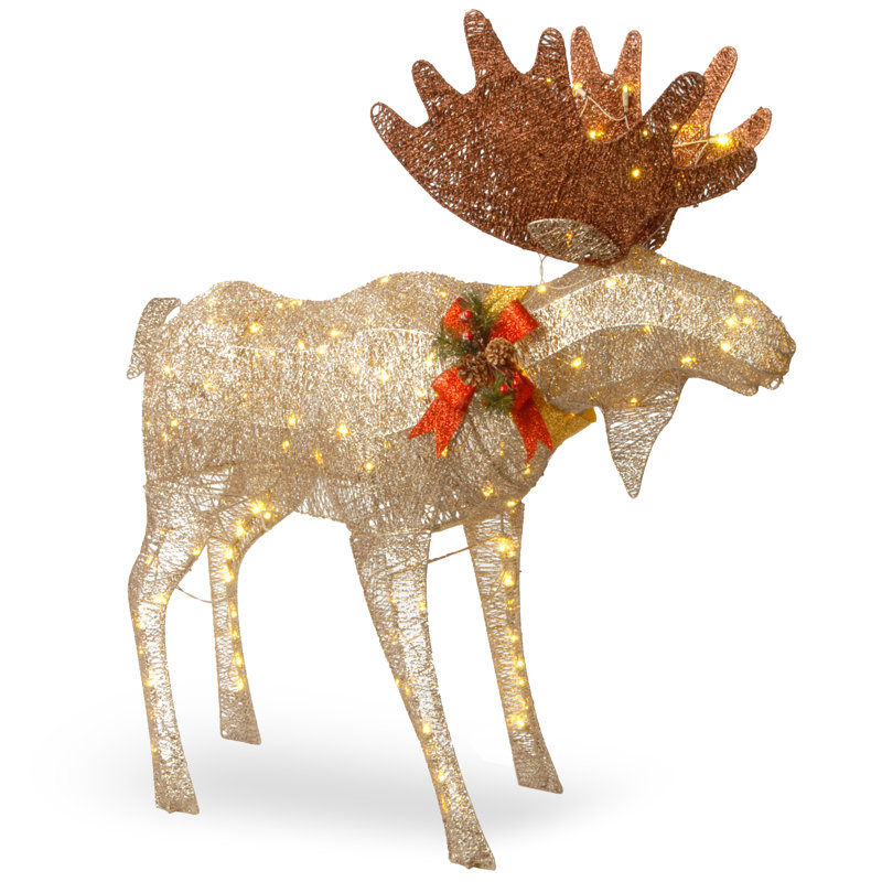 the holiday aisle moose decoration figurine reviews outdoor christmas bear decorations